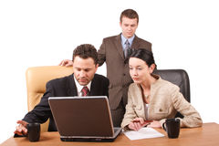 group business people working together laptop office horizontal isolated 509482